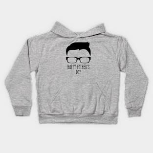 Happy Father's Day Nerd Kids Hoodie